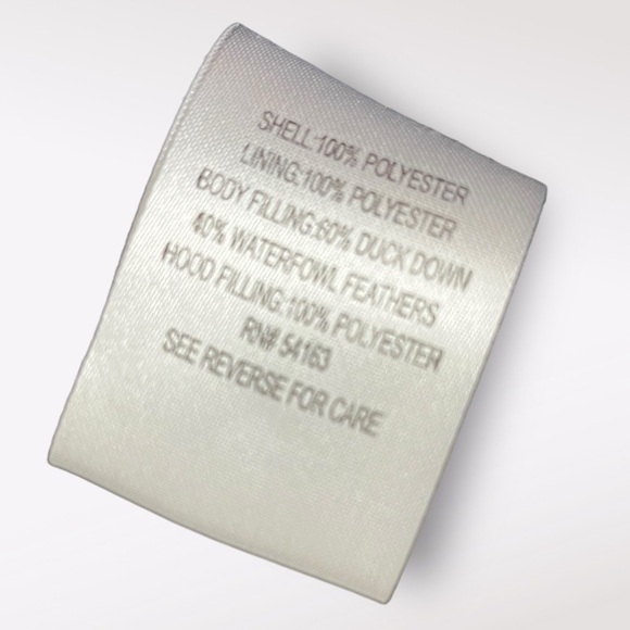 Calvin Klein Hooded Winter Puffer Coat Parka. Black. Size: S. #551 - Picture 9 of 9